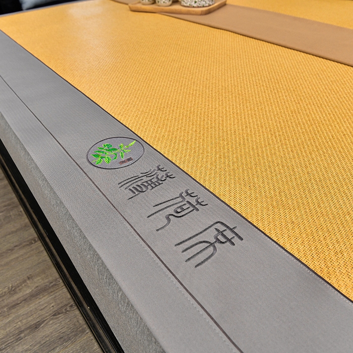 91家纺网 家纺一手货源 找家纺 小牛席业 2026新款纯藤席面经典款薄荷清香双面席凉席席子 薄荷清香席-黄藤