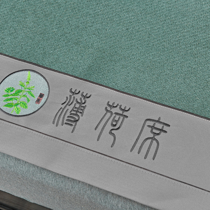 91家纺网 家纺一手货源 找家纺 小牛席业 2026新款纯藤席面经典款薄荷清香双面席凉席席子 薄荷清香席-墨绿