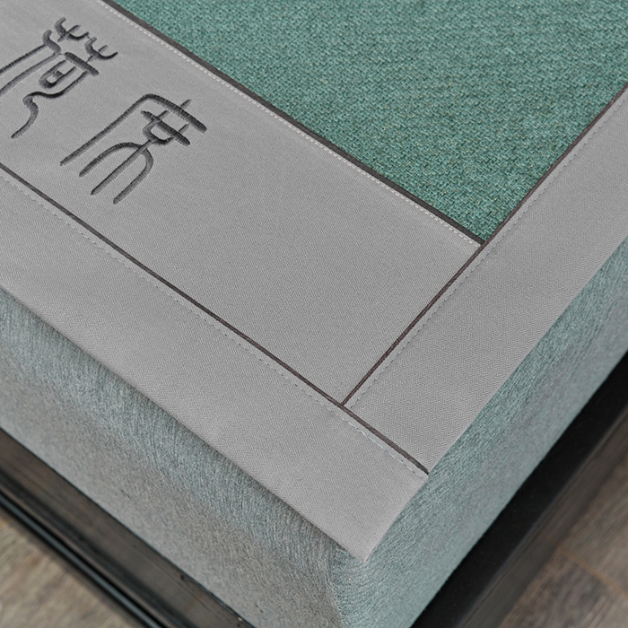 91家纺网 家纺一手货源 找家纺 小牛席业 2026新款纯藤席面经典款薄荷清香双面席凉席席子 薄荷清香席-墨绿