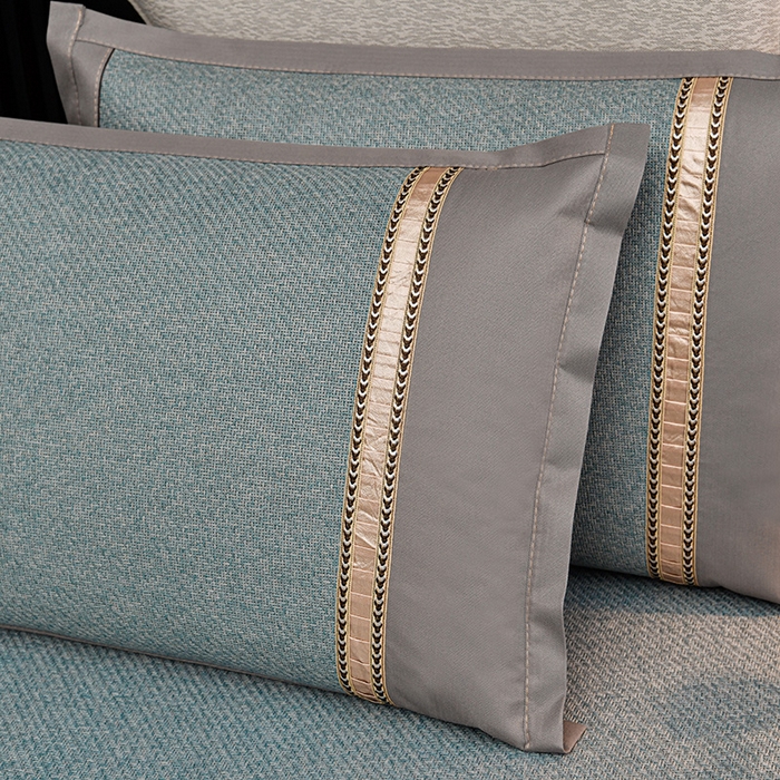 91家纺网 家纺一手货源 找家纺 小牛席业 2026新款纯藤席面经典款薄荷清香双面席凉席席子 薄荷清香席-冰蓝