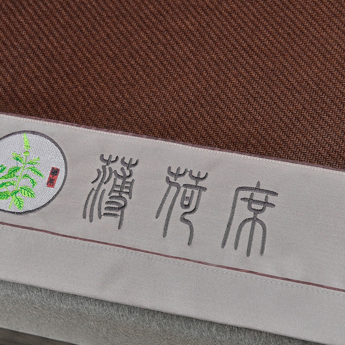 91家纺网 家纺一手货源 找家纺 小牛席业 2026新款纯藤席面经典款薄荷清香双面席凉席席子 薄荷清香席-黑咖