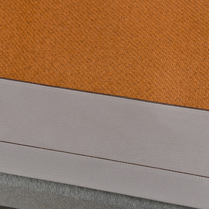 91家纺网 家纺一手货源 找家纺 小牛席业 2026新款纯藤席面经典款薄荷清香双面席凉席席子 薄荷清香席-红棕