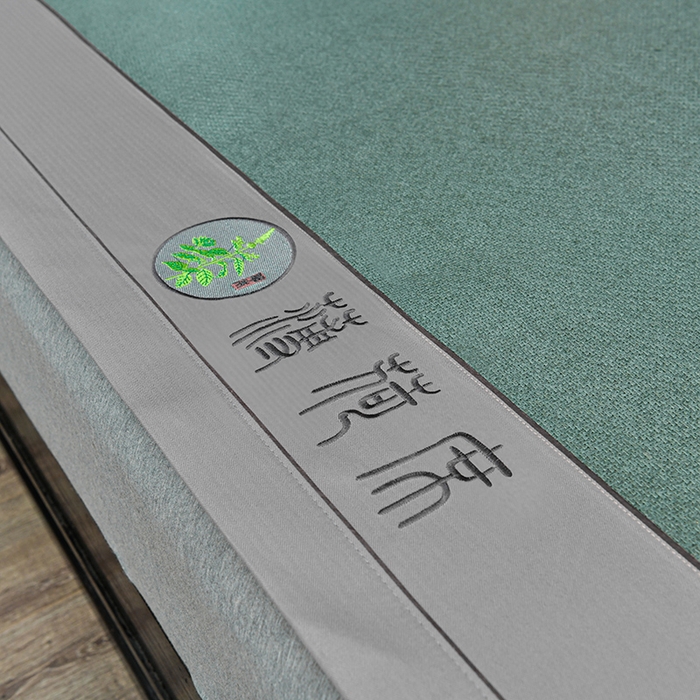 91家纺网 家纺一手货源 找家纺 小牛席业 2026新款纯藤席面经典款薄荷清香双面席凉席席子 薄荷清香席-墨绿