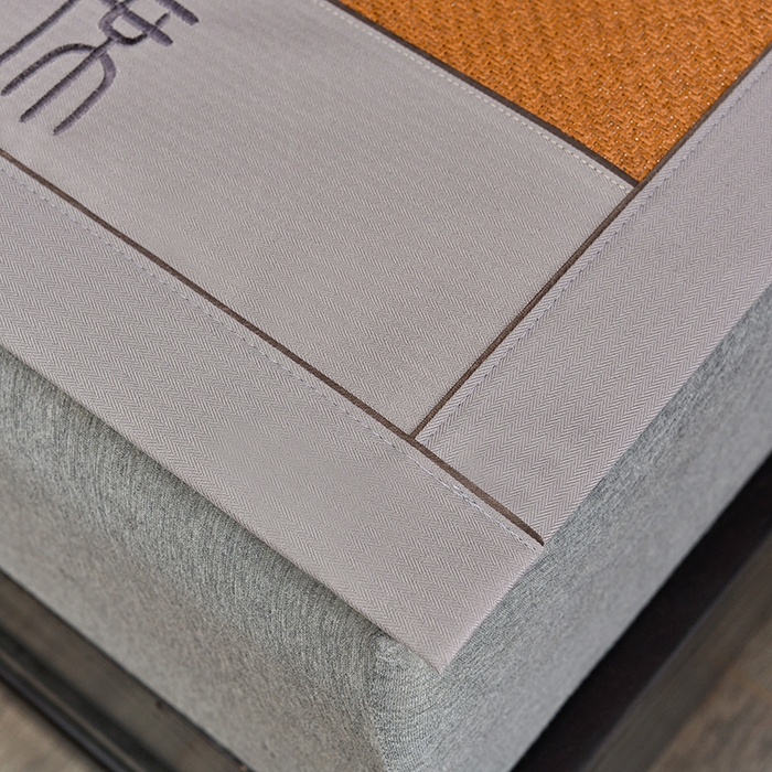 91家纺网 家纺一手货源 找家纺 小牛席业 2026新款纯藤席面经典款薄荷清香双面席凉席席子 薄荷清香席-红棕