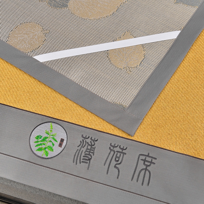 91家纺网 家纺一手货源 找家纺 小牛席业 2026新款纯藤席面经典款薄荷清香双面席凉席席子 薄荷清香席-黄藤