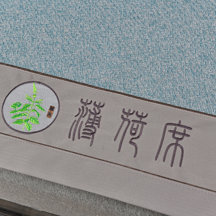 91家纺网 家纺一手货源 找家纺 小牛席业 2026新款纯藤席面经典款薄荷清香双面席凉席席子 薄荷清香席-冰蓝