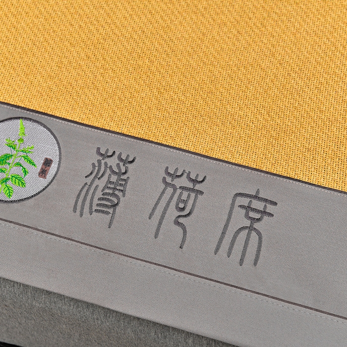 91家纺网 家纺一手货源 找家纺 小牛席业 2026新款纯藤席面经典款薄荷清香双面席凉席席子 薄荷清香席-黄藤