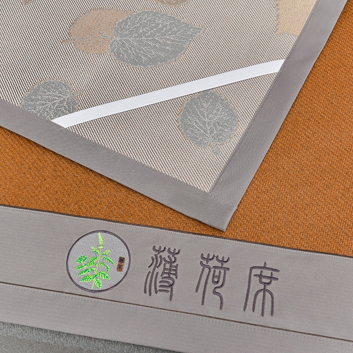 91家纺网 家纺一手货源 找家纺 小牛席业 2026新款纯藤席面经典款薄荷清香双面席凉席席子 薄荷清香席-红棕