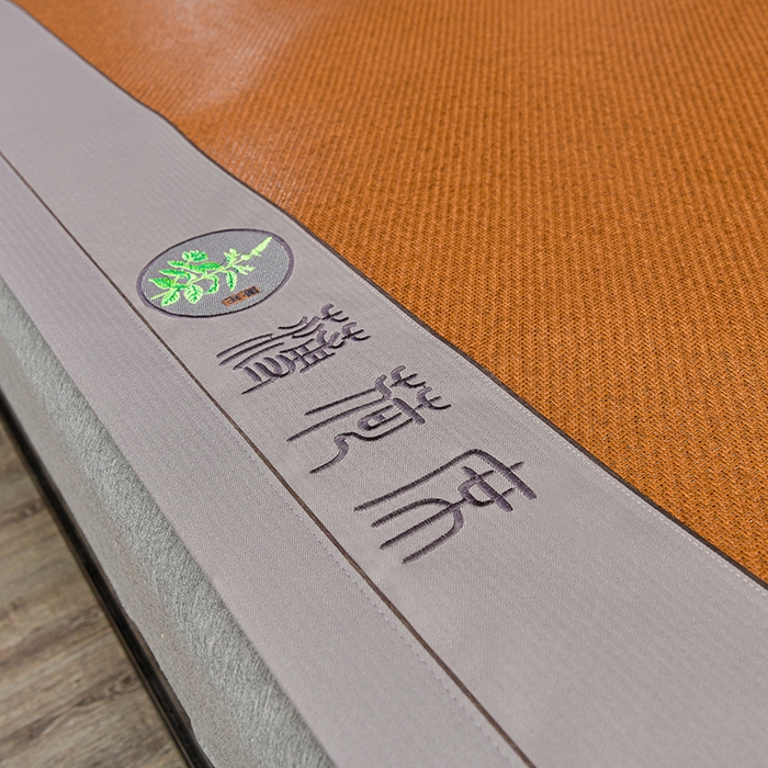 91家纺网 家纺一手货源 找家纺 小牛席业 2026新款纯藤席面经典款薄荷清香双面席凉席席子 薄荷清香席-红棕