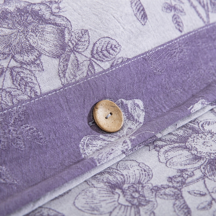 91家纺网 家纺一手货源 找家纺 双层纱家居 2026新款小清新双层纱四件套 梦蝶