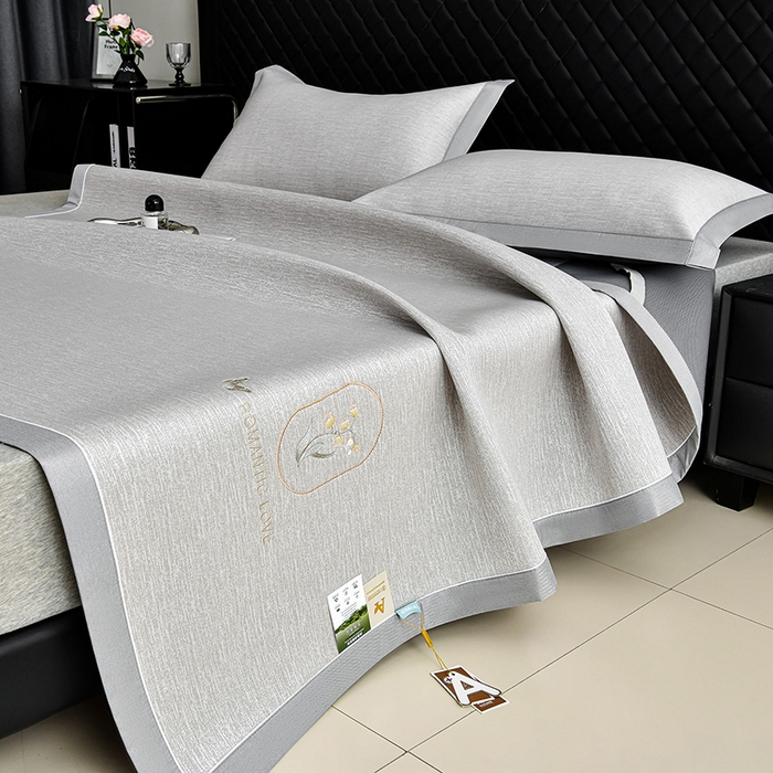 （总）小牛席业 2026新款铃兰冷感冰丝席凉席席子