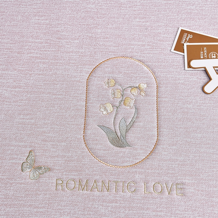 91家纺网 家纺一手货源 找家纺 小牛席业 2026新款铃兰冷感冰丝席凉席席子 铃兰-粉色