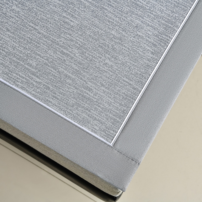 91家纺网 家纺一手货源 找家纺 小牛席业 2026新款铃兰冷感冰丝席凉席席子 铃兰-灰色