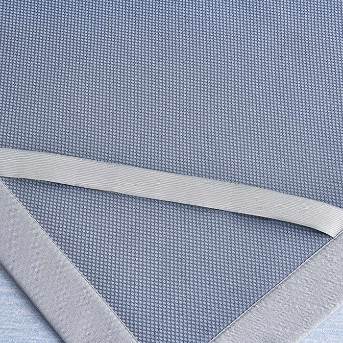 91家纺网 家纺一手货源 找家纺 小牛席业 2026新款铃兰冷感冰丝席凉席席子 铃兰-蓝色