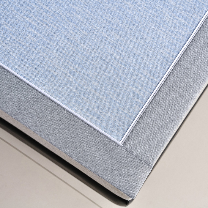 91家纺网 家纺一手货源 找家纺 小牛席业 2026新款铃兰冷感冰丝席凉席席子 铃兰-蓝色