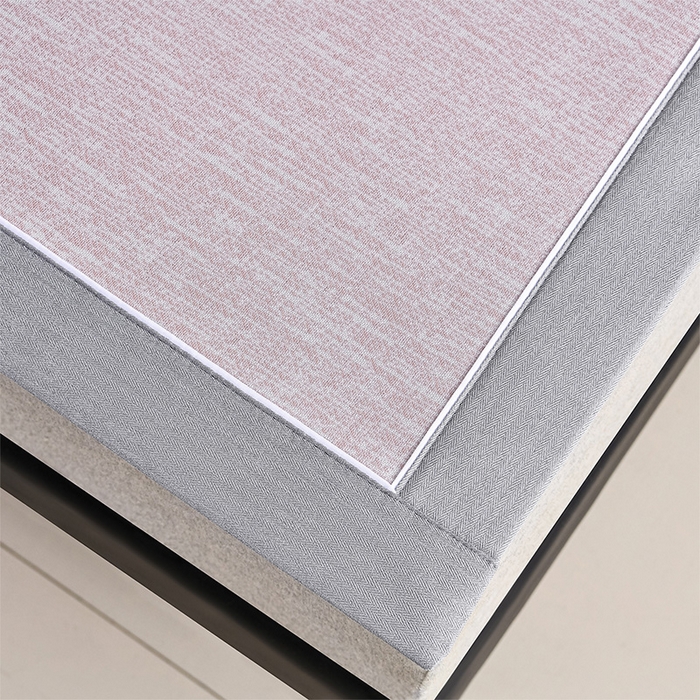 91家纺网 家纺一手货源 找家纺 小牛席业 2026新款铃兰冷感冰丝席凉席席子 铃兰-粉色