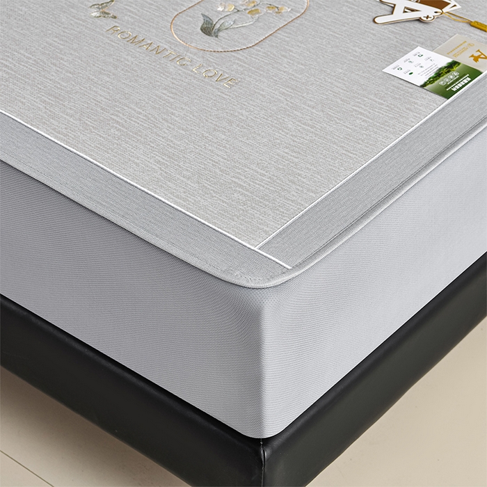 91家纺网 家纺一手货源 找家纺 （总）小牛席业 2026新款铃兰冷感冰丝席凉席席子床笠款