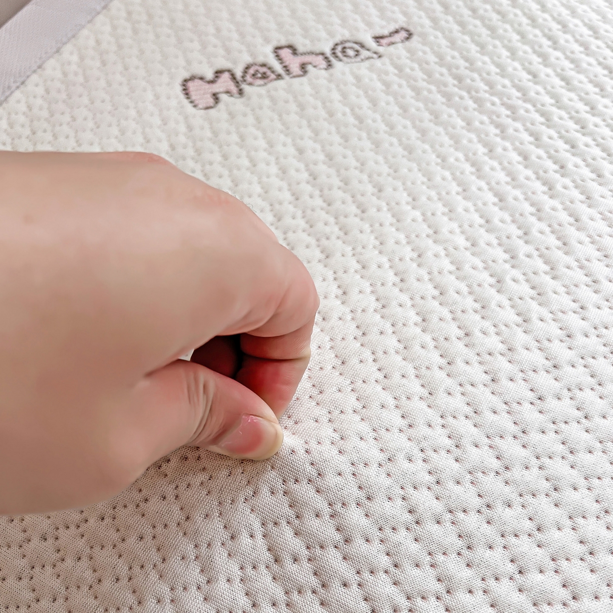 91家纺网 家纺一手货源 找家纺 富馨莱 2026年新款儿童幼儿园豆豆席凉席席子支持一件定制 兔宝贝