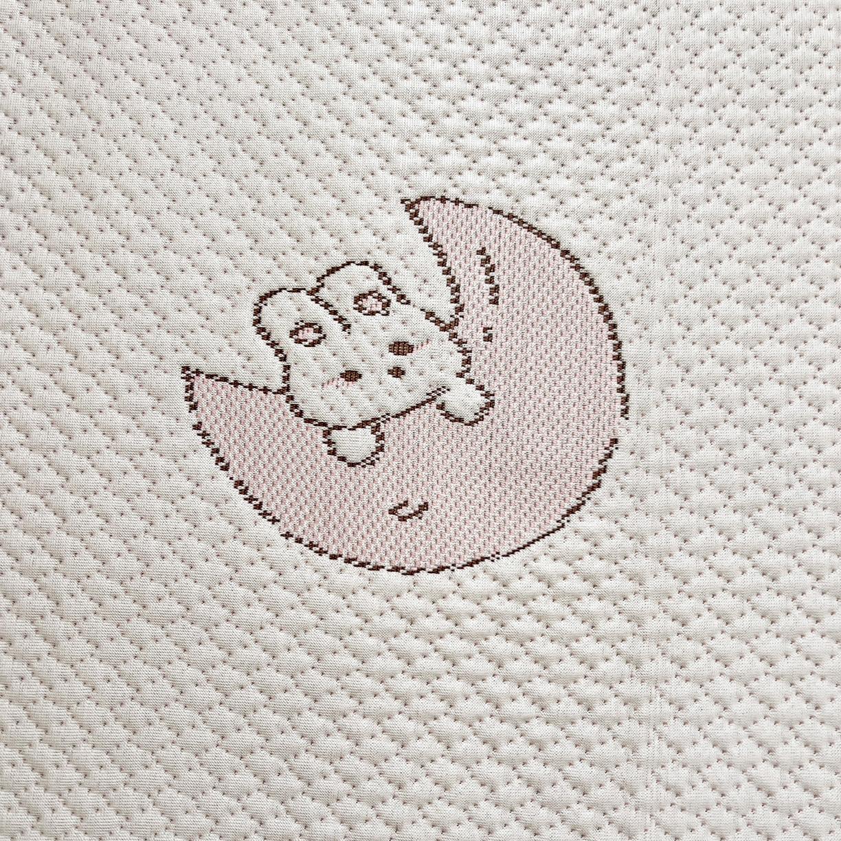 91家纺网 家纺一手货源 找家纺 富馨莱 2026年新款儿童幼儿园豆豆席凉席席子支持一件定制 兔宝贝