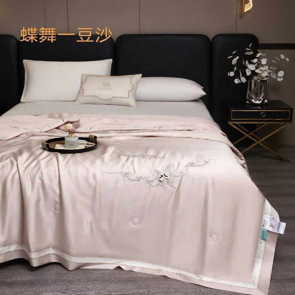 91家纺网 家纺一手货源 找家纺 （总）博尔菲 2026新款天丝夏被 花间夏