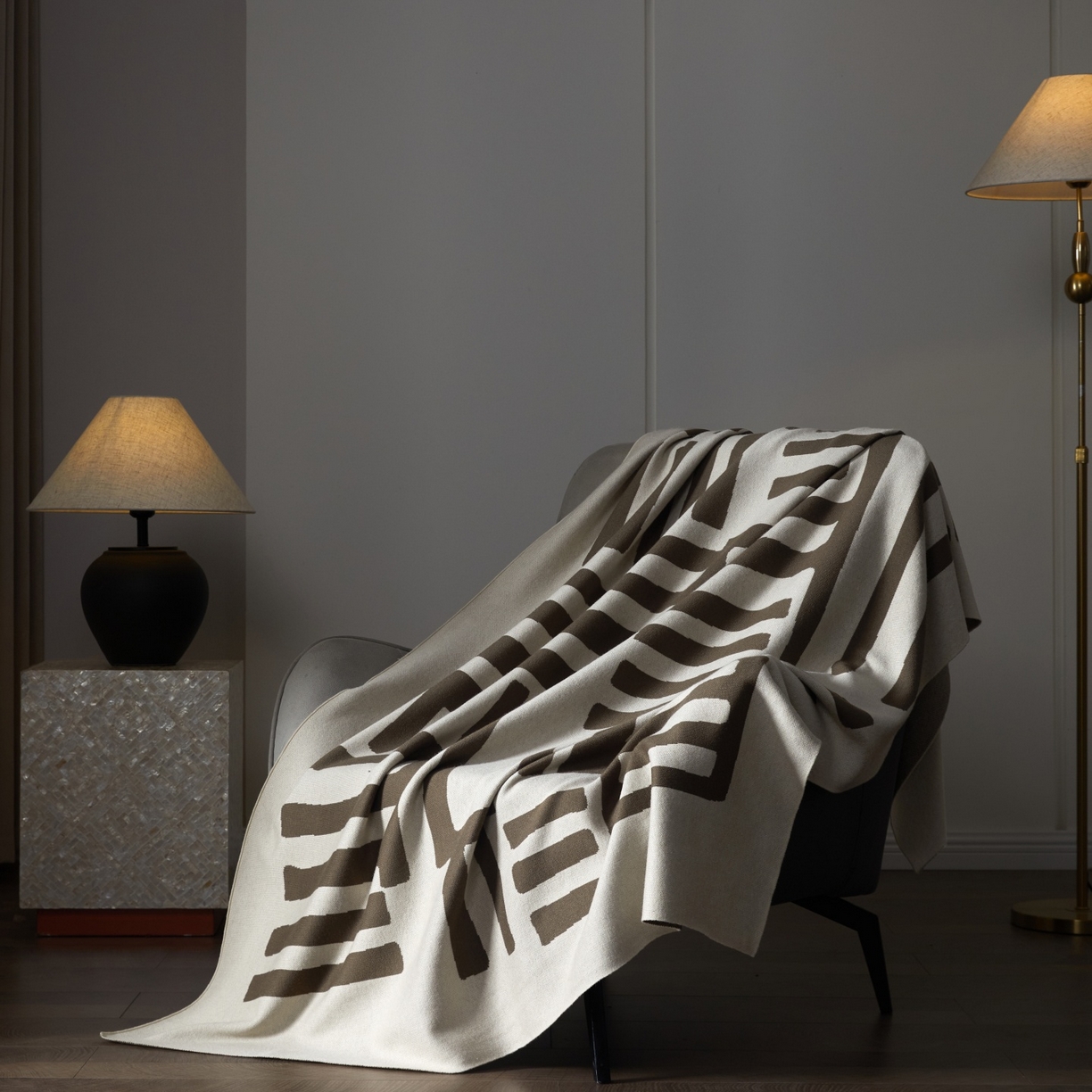 航途席业 2026春夏新款航空毯毛毯毯子 松香