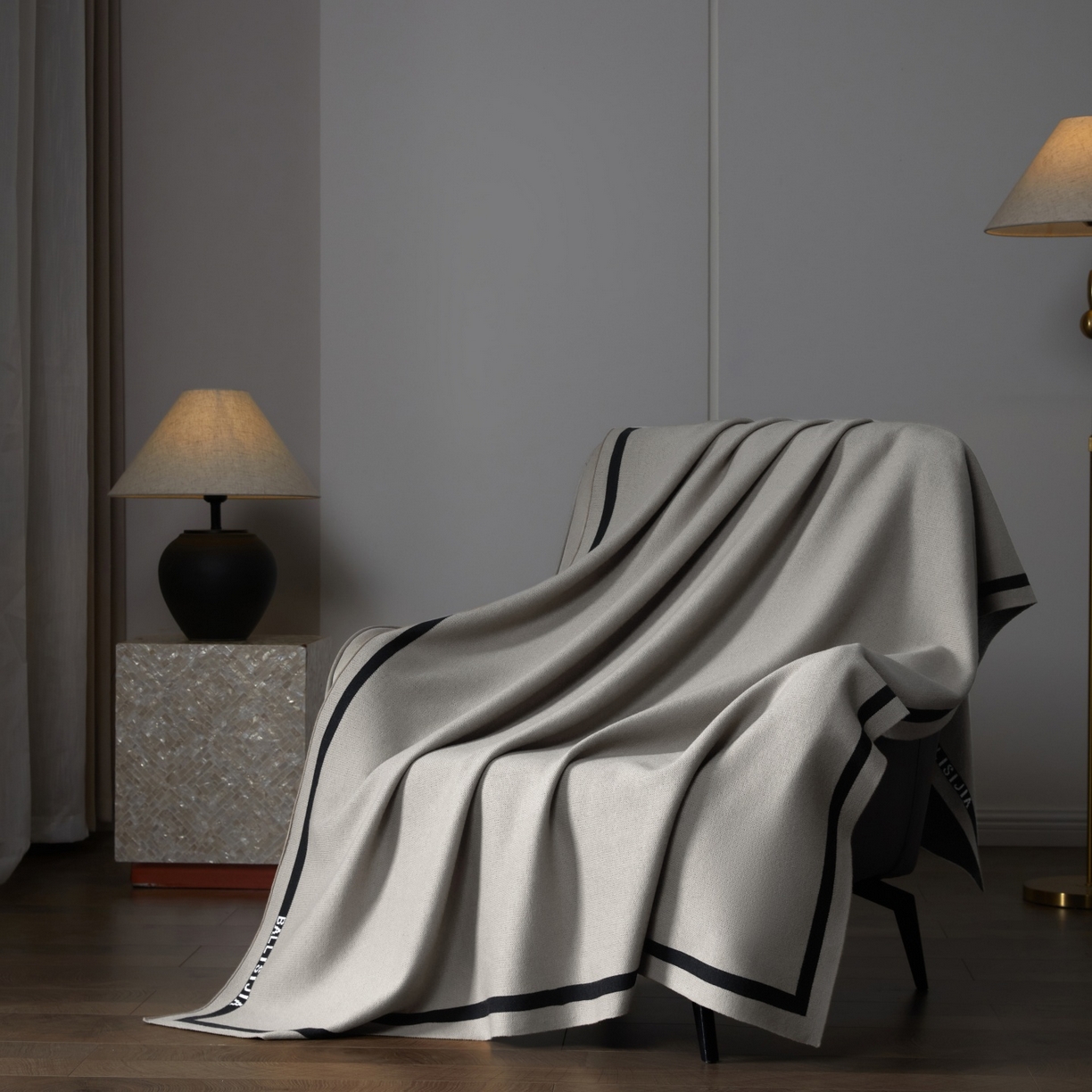 航途席业 2026春夏新款航空毯毛毯毯子 游岛-白