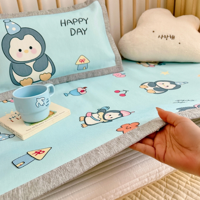 91家纺网 家纺一手货源 找家纺 （总）萌宝家纺 2026新款A类儿童冰丝席900D加厚加密冰藤软席幼儿园席子