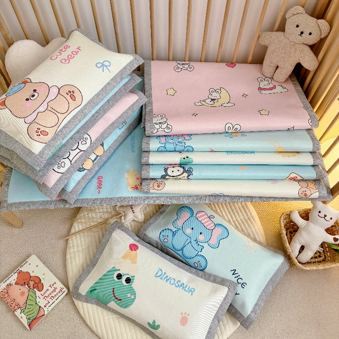 91家纺网 家纺一手货源 找家纺 （总）萌宝家纺 2026新款A类儿童冰丝席900D加厚加密冰藤软席幼儿园席子