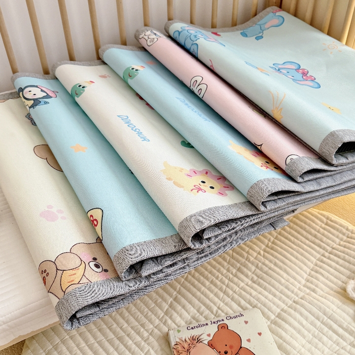 （总）萌宝家纺 2026新款A类儿童冰丝席900D加厚加密冰藤软席幼儿园席子