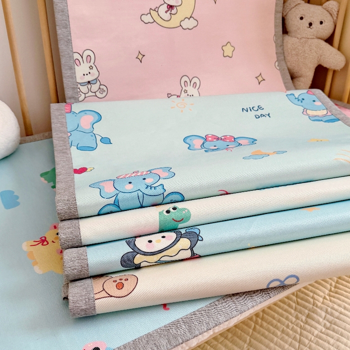 91家纺网 家纺一手货源 找家纺 （总）萌宝家纺 2026新款A类儿童冰丝席900D加厚加密冰藤软席幼儿园席子