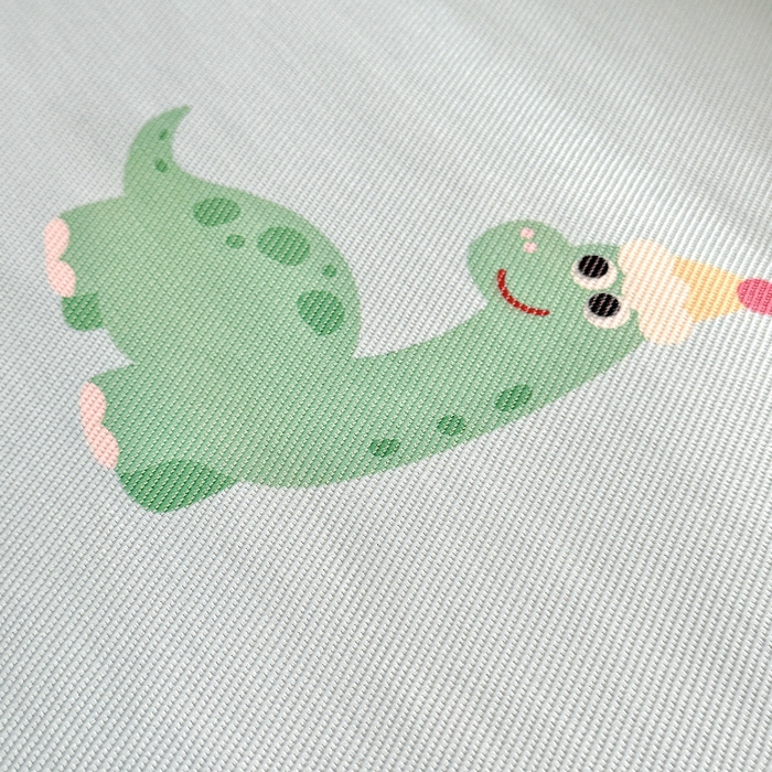 91家纺网 家纺一手货源 找家纺 萌宝家纺 2026新款A类儿童冰丝席900D加厚加密冰藤软席幼儿园席子 可爱恐龙-蓝色