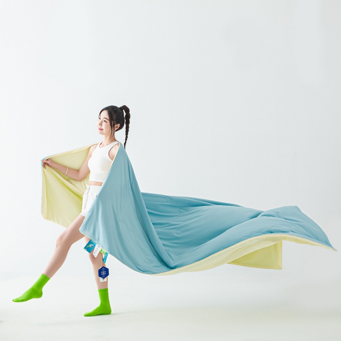 91家纺网 家纺一手货源 找家纺 （总）爱彼家纺 2026夏季热款冰卡Pro+深睡双面用锦纶夏被空调被夏季A类抗菌冰凉单夏被-冰卡夏被系列