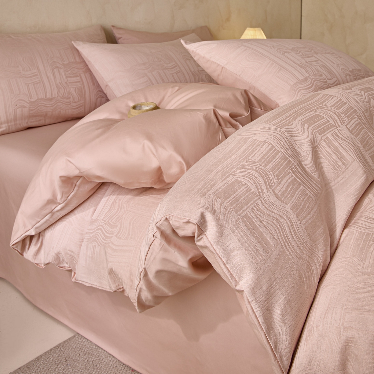 91家纺网 家纺一手货源 找家纺 （总）雯雨家纺 2026新款全棉60s全棉提花四件套