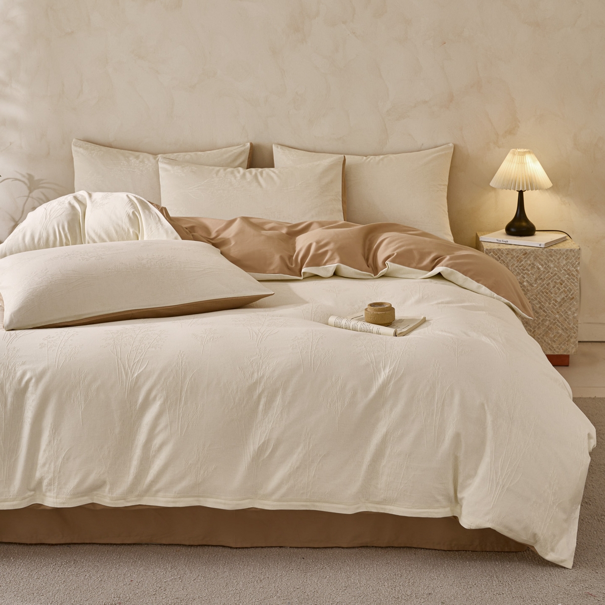 91家纺网 家纺一手货源 找家纺 （总）雯雨家纺 2026新款全棉60s全棉提花四件套