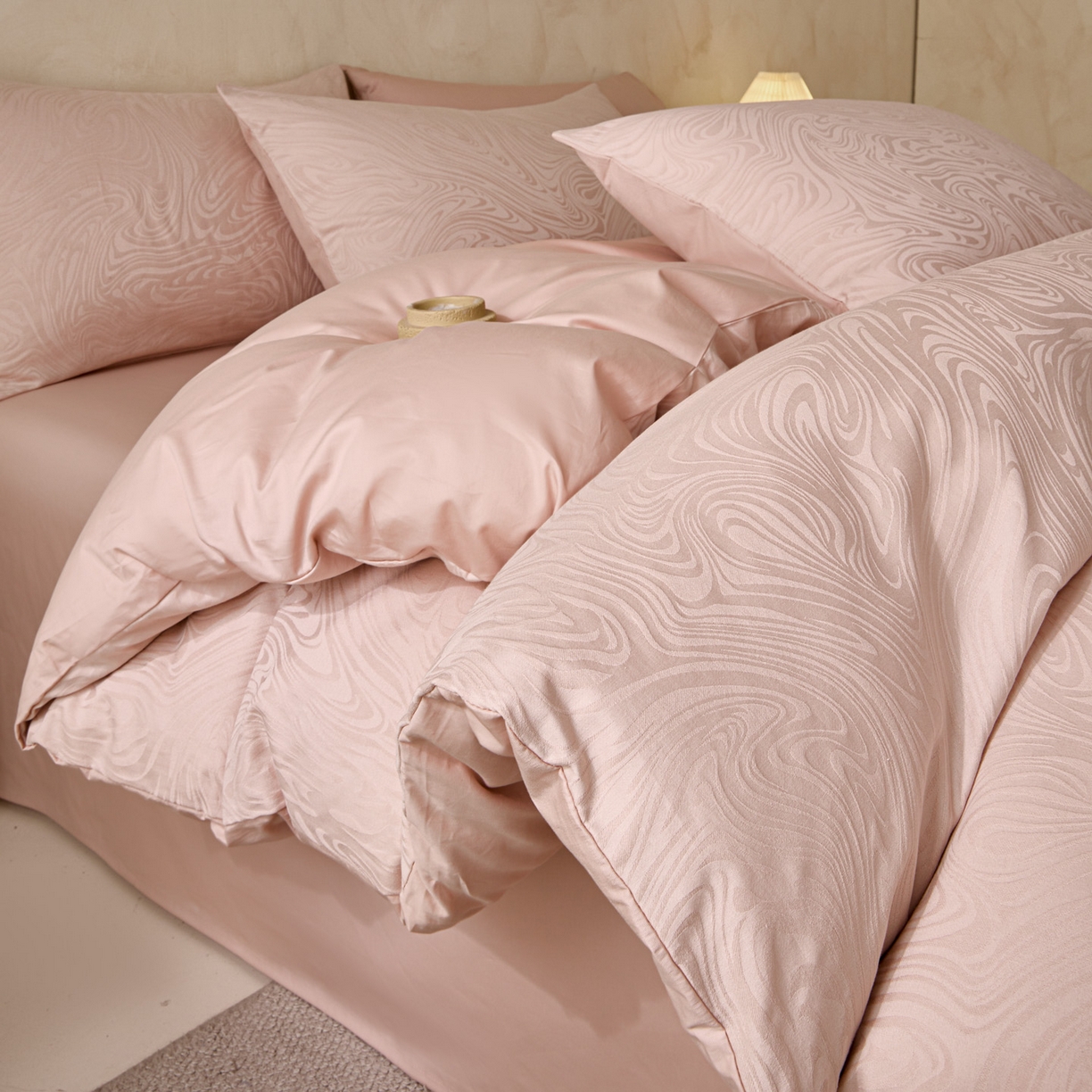 91家纺网 家纺一手货源 找家纺 （总）雯雨家纺 2026新款全棉60s全棉提花四件套