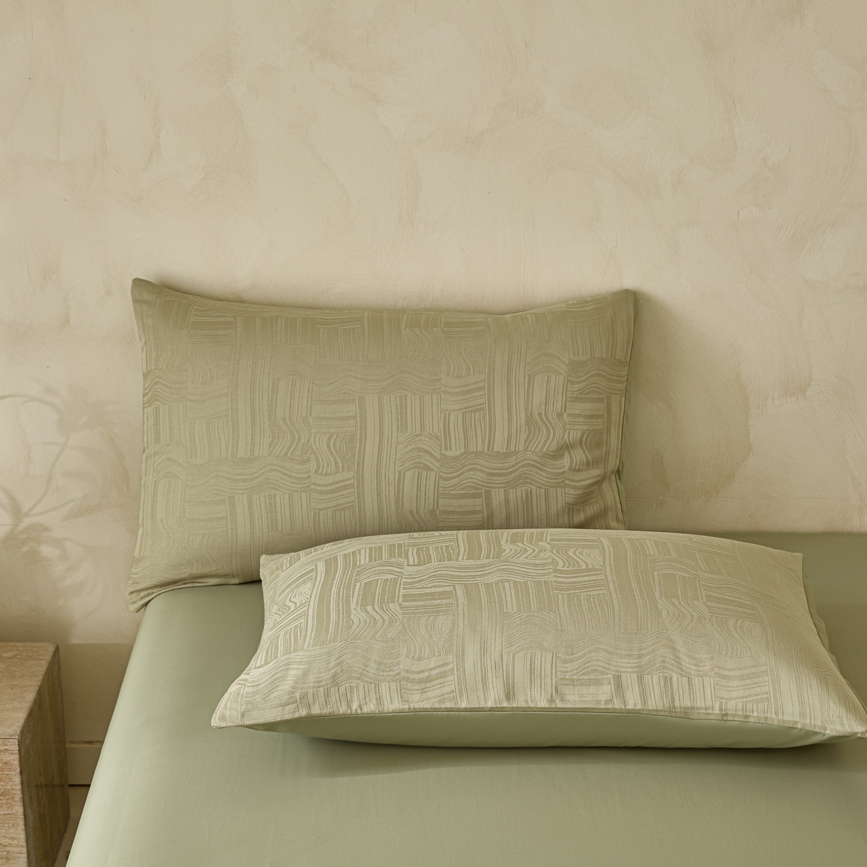 91家纺网 家纺一手货源 找家纺 雯雨家纺 2026新款全棉60s全棉提花四件套 青恒织影