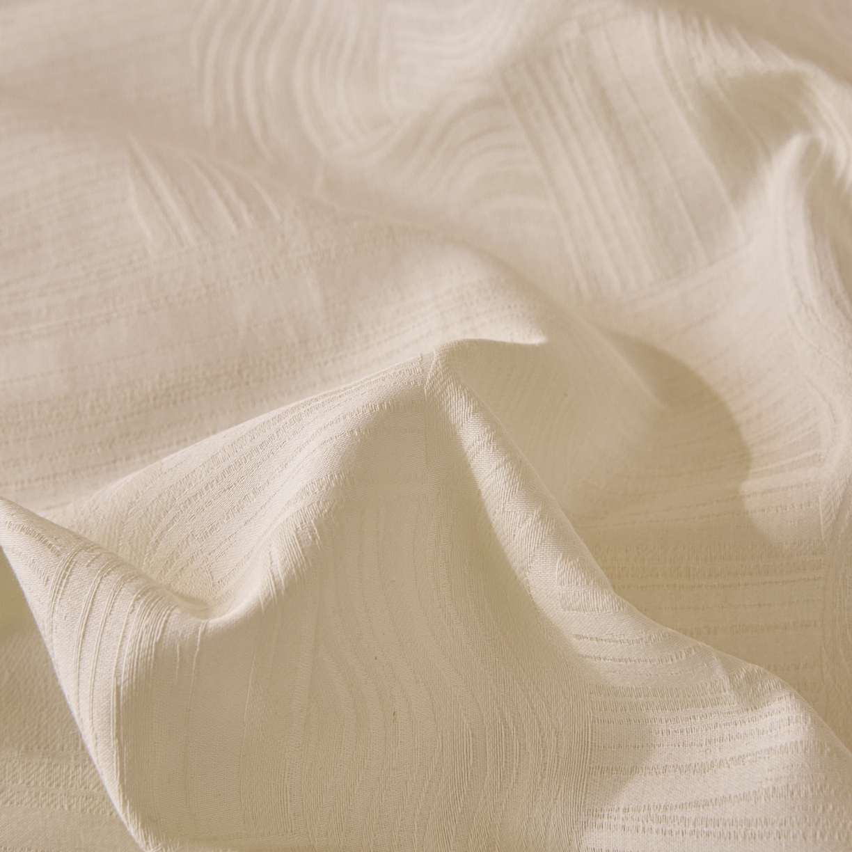 91家纺网 家纺一手货源 找家纺 雯雨家纺 2026新款全棉60s全棉提花四件套 奶白川