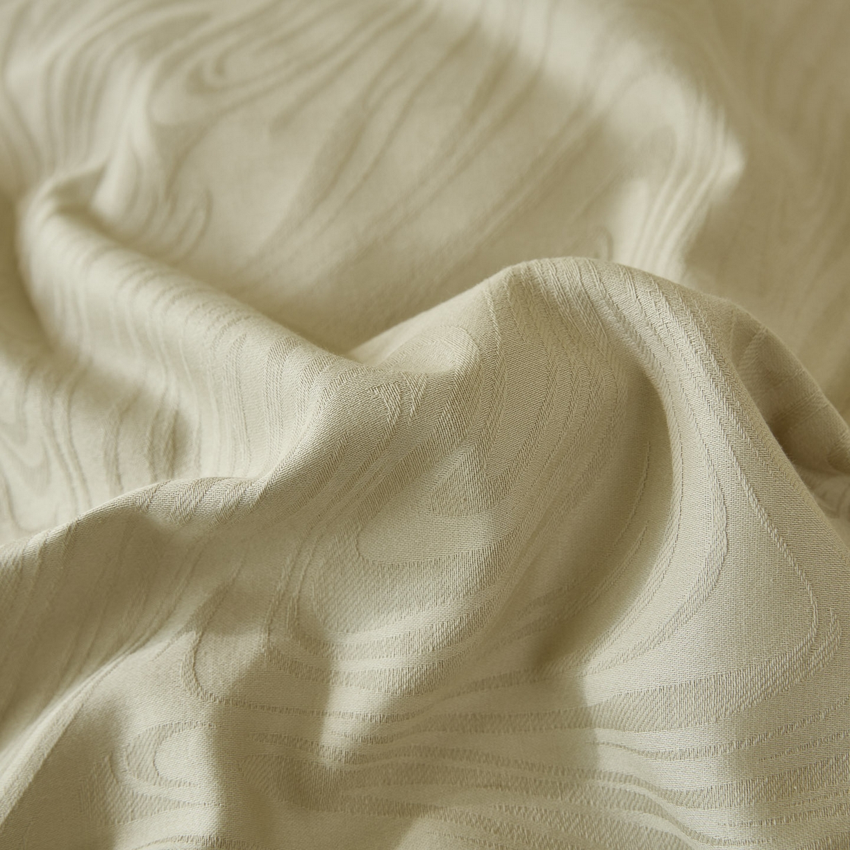 91家纺网 家纺一手货源 找家纺 雯雨家纺 2026新款全棉60s全棉提花四件套 翠川流纹