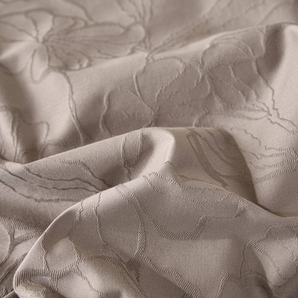 91家纺网 家纺一手货源 找家纺 雯雨家纺 2026新款全棉60s全棉提花四件套 素影繁花