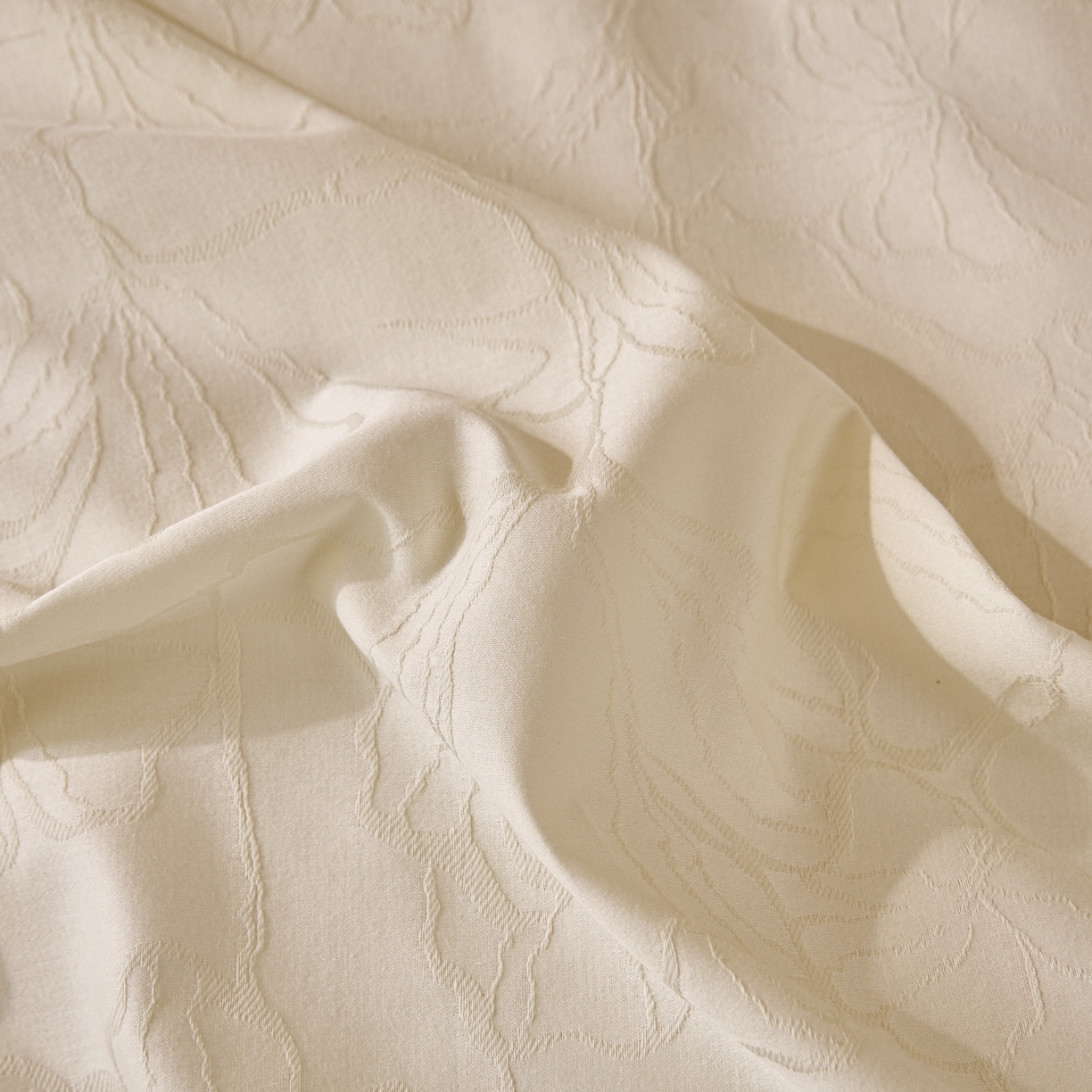 91家纺网 家纺一手货源 找家纺 雯雨家纺 2026新款全棉60s全棉提花四件套 棕韵浮香