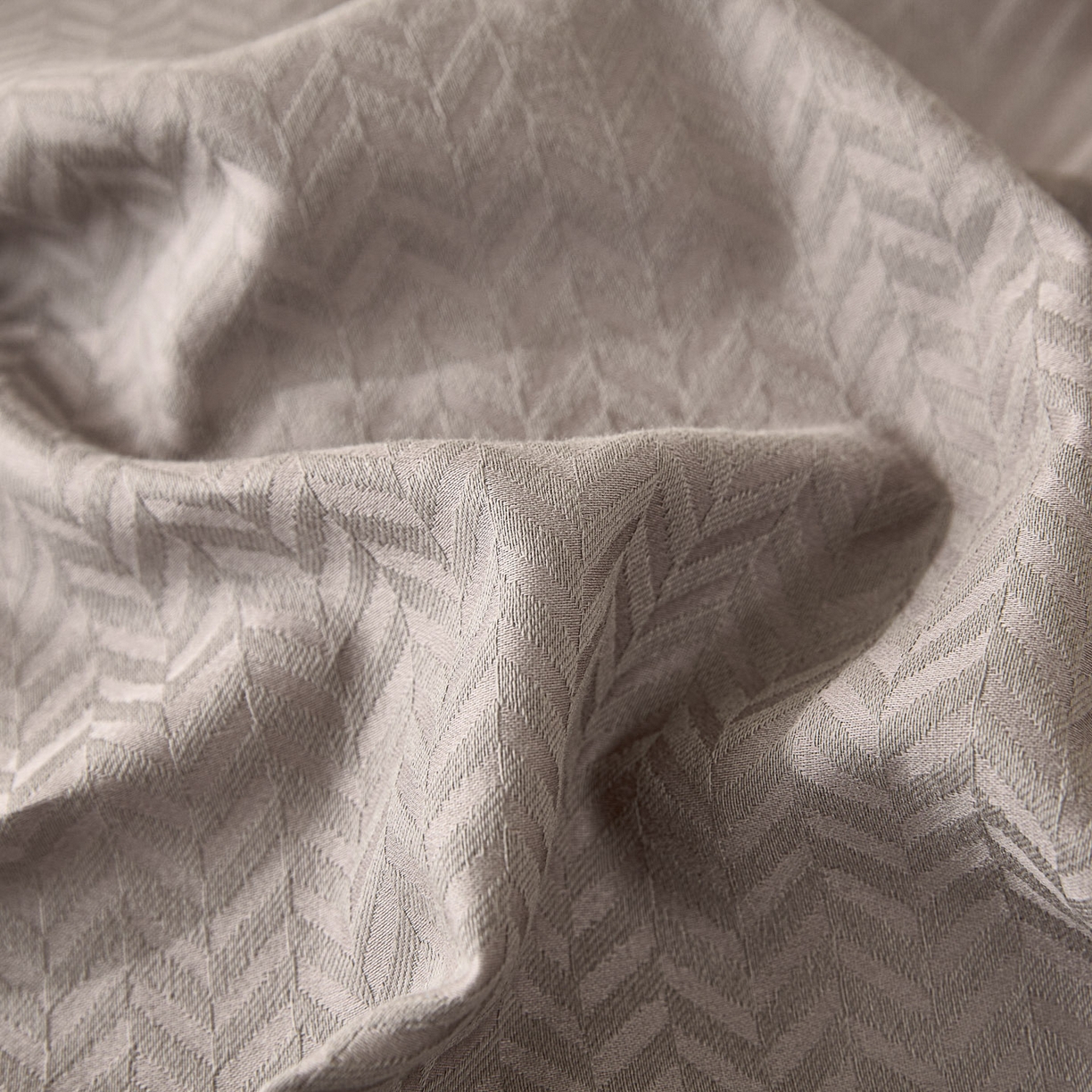 91家纺网 家纺一手货源 找家纺 雯雨家纺 2026新款全棉60s全棉提花四件套 深灰麦浪