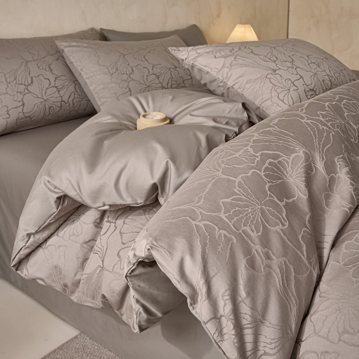 雯雨家纺 2026新款全棉60s全棉提花四件套 素影繁花