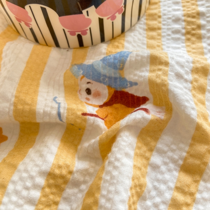 91家纺网 家纺一手货源 找家纺 赛琳 2026新款泡芙纱床单系列单床单床单单件（有买家秀） 魔法星星