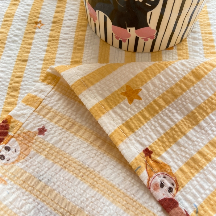 91家纺网 家纺一手货源 找家纺 赛琳 2026新款泡芙纱床单系列单床单床单单件（有买家秀） 魔法星星