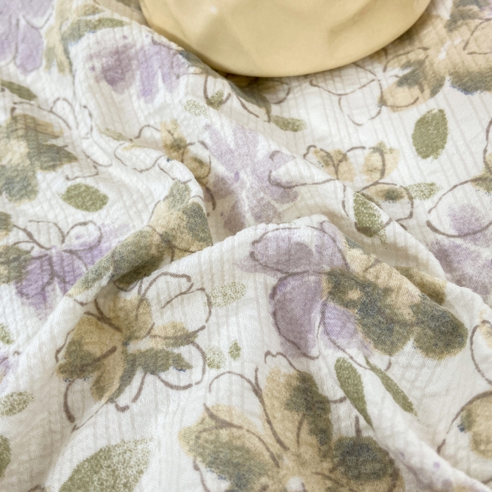 91家纺网 家纺一手货源 找家纺 赛琳 2026新款泡芙纱床单系列单床单床单单件（有买家秀） 茉莉雨