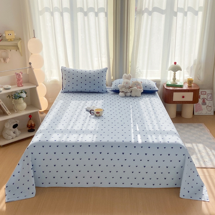 赛琳 2026新款泡芙纱床单系列单床单床单单件（有买家秀） 甜心兰絮