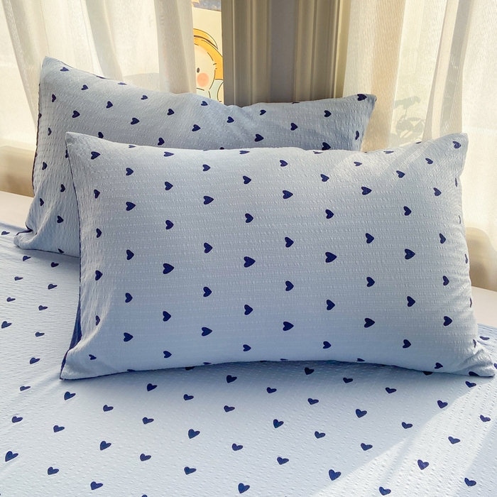 91家纺网 家纺一手货源 找家纺 赛琳 2026新款泡芙纱床单系列单床单床单单件（有买家秀） 甜心兰絮