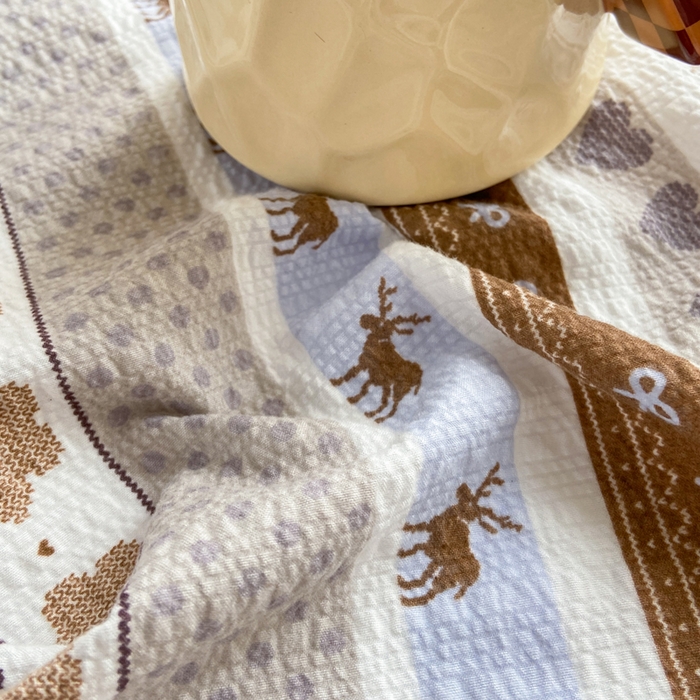 91家纺网 家纺一手货源 找家纺 赛琳 2026新款泡芙纱床单系列单床单床单单件（有买家秀） 小鹿织棉