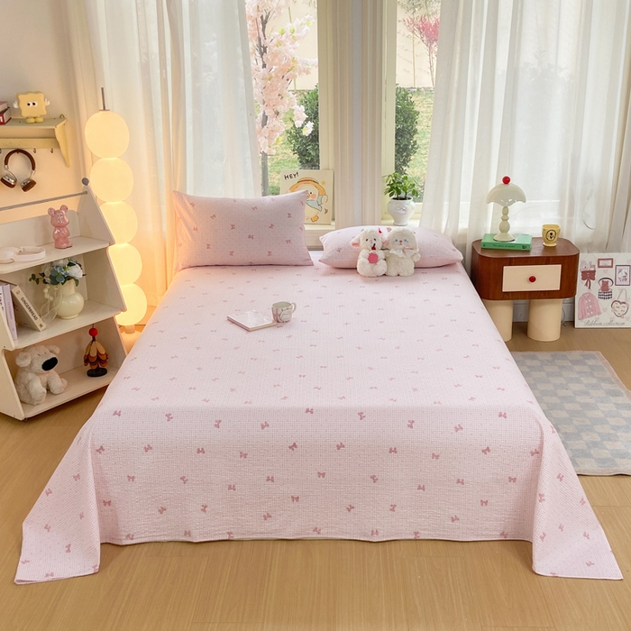 赛琳 2026新款泡芙纱床单系列单床单床单单件（有买家秀） 予诗粉