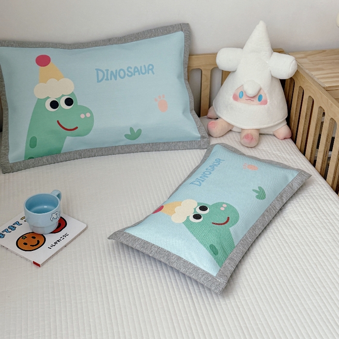 91家纺网 家纺一手货源 找家纺 （总）萌宝家纺  2026新款900D加密儿童冰丝枕套夏季A类冰藤枕头